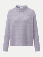 LU REN Kaschmir-Pullover Fraser mit Seidenanteil blue mirage bei Robert Ley