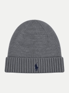 Polo Ralph Lauren Strickmütze aus Wolle 003fawngreyheather bei Robert Ley