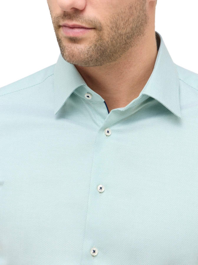 Eterna Modern-Fit Hemd mit Dobbydesign bei Robert Ley