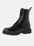 Tamaris Stiefel mit Reißverschluss 003-BLACK LEATHER bei Robert Ley