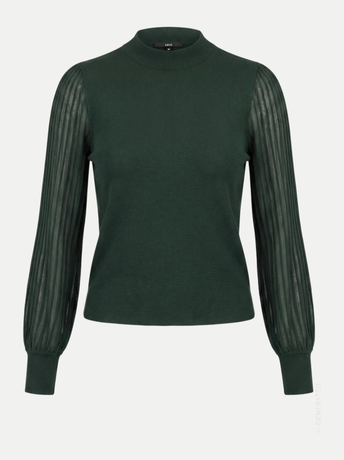 Zero Strickpullover mit Stehkragen bei Robert Ley