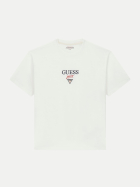 Guess Baker Logo T-Shirt g046-alabaster white bei Robert Ley