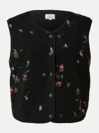 Q/S designed by Teddyweste mit Allover-Print 99A1-GREY/BLACK bei Robert Ley