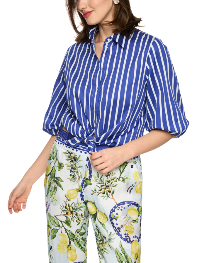 Marc Cain Gestreifte Hemdbluse bei Robert Ley