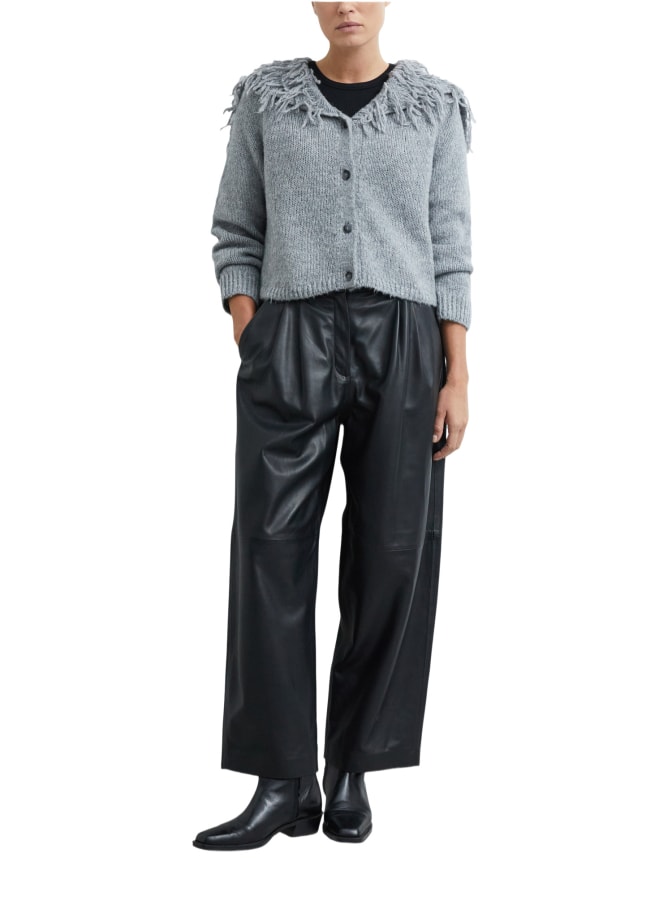 Comma Strickjacke mit Fransen bei Robert Ley
