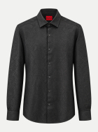 HUGO Slim-Fit Hemd Kenno 001-Black bei Robert Ley