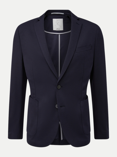 s.Oliver BLACK LABEL Slim-Fit Sakko aus Stretch-Jersey bei Robert Ley