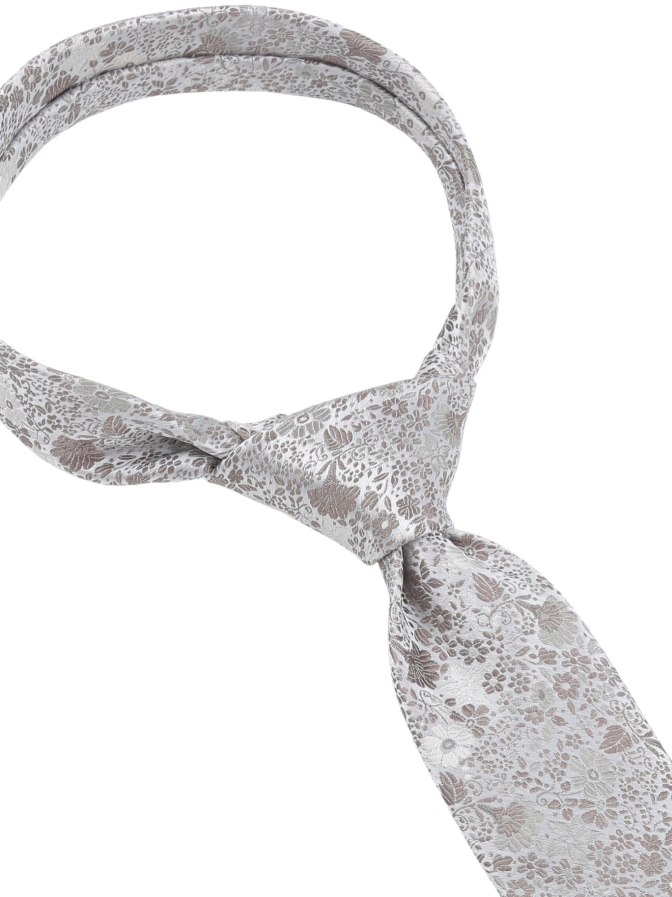 Prince Bowtie Krawatte mit Floralem Muster 7cm bei Robert Ley