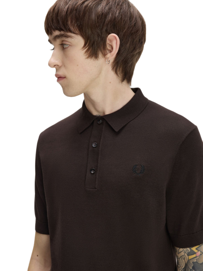 Fred Perry Strick-Poloshirt bei Robert Ley