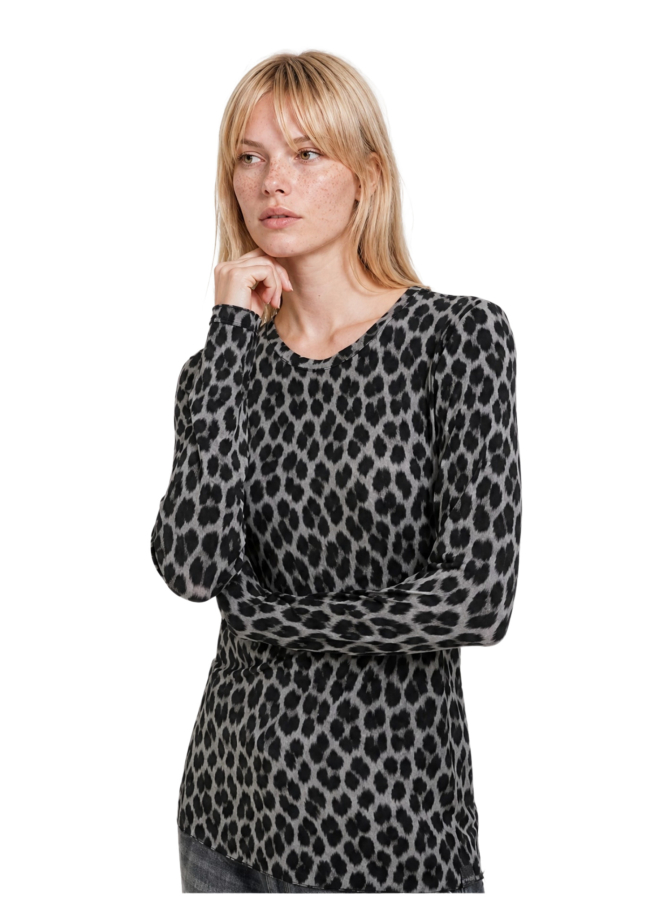 Smith & Soul Langarmshirt mit Leo-Print bei Robert Ley
