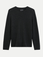 Marc O'Polo Pullover Regular aus weichem Wolle-Mix mit Viskose 0471-Dark Grey Melange bei Robert Ley
