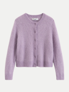 Marc O'Polo DENIM Kuscheliger Cardigan Regular aus Mohair-Schurwolle-Mix 6319-Lumi Lilac bei Robert Ley