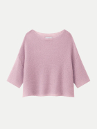 LU REN Strickshirt Benen aus Kaschmir-Seide-Mix light raspberry bei Robert Ley