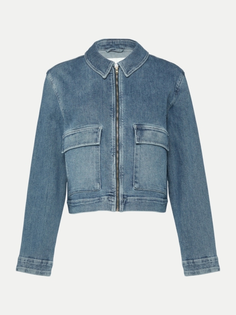 Comma Casual Identity Jeansjacke mit Reßverschluss bei Robert Ley