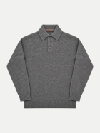 Filippo De Laurentiis Pullover mit Polokragen 929-grigio bei Robert Ley
