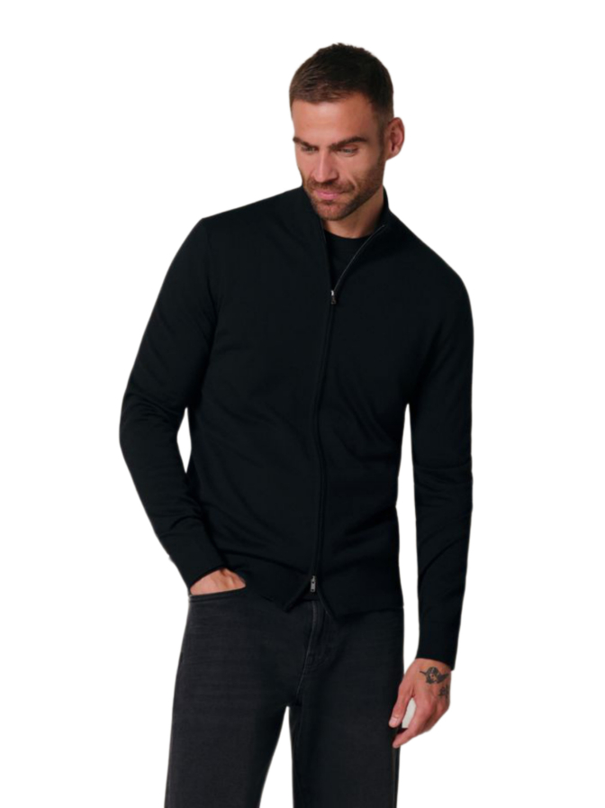 PROFUOMO Full-Zip Strickjacke aus Wolle bei Robert Ley