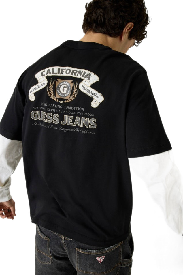 Guess T-Shirt mit Logo-Print bei Robert Ley