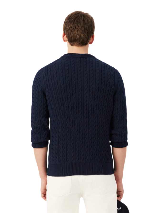 Lacoste Pullover mit Zopfmuster bei Robert Ley