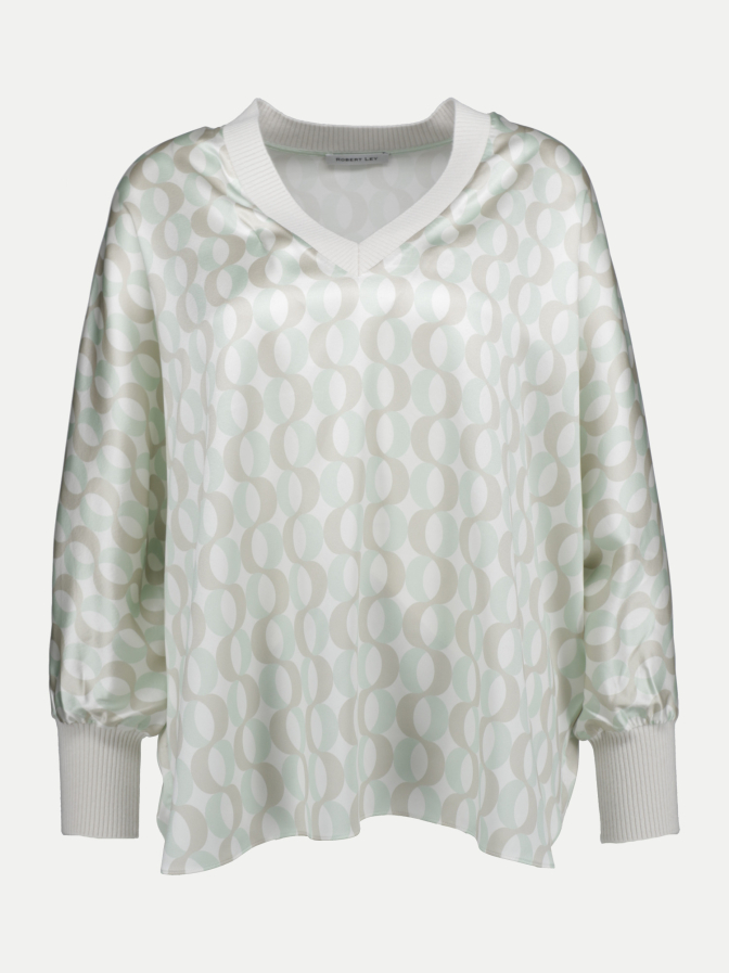Robert Ley Oversized Seidenbluse bei Robert Ley