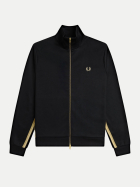 FRED PERRY Trainingsjacke mit Streifen 90a-black/champagne bei Robert Ley