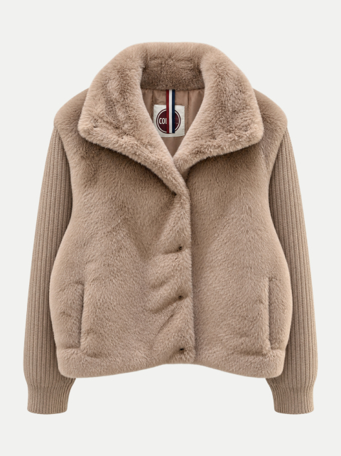 Colmar Hybridjacke aus Kunstpelz bei Robert Ley