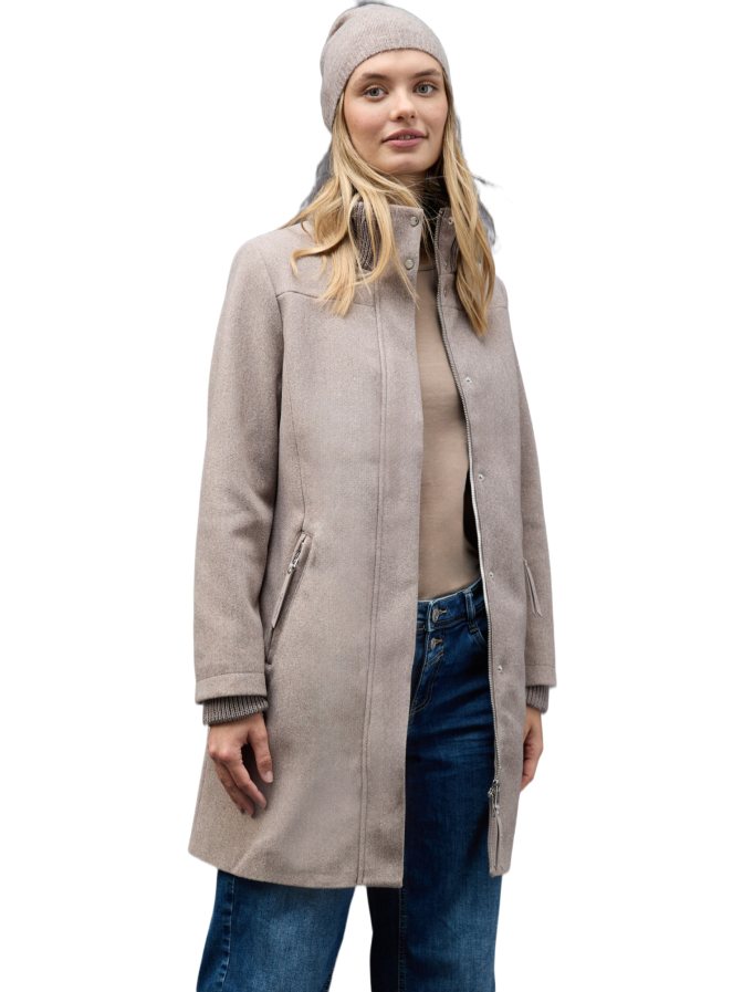 Street One Mantel mit Strickdetails bei Robert Ley