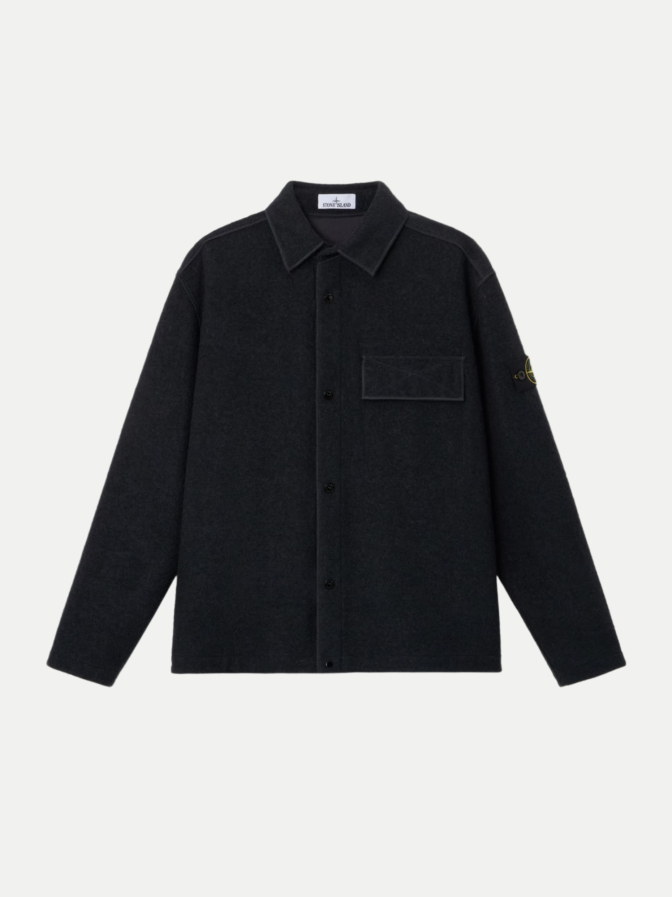 Stone Island Overshirt aus Woll-Mix bei Robert Ley