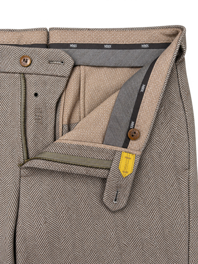 MMX Regular-Fit Chinohose in Wolloptik bei Robert Ley