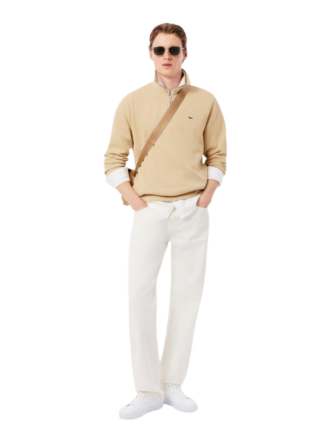 Lacoste Sweatshirt mit Troyer-Kragen bei Robert Ley