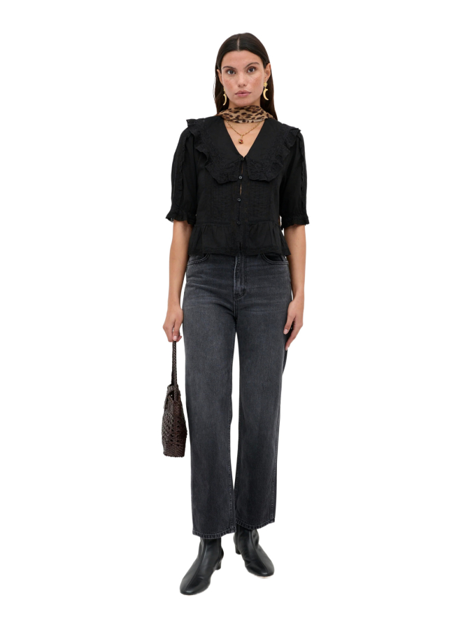 Rixo Bluse Ellery mit Spitzeneinsätzen bei Robert Ley