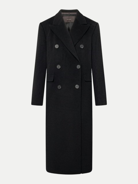 Windsor Women Zweireihiger Mantel aus Woll-Kaschmir-Mix bei Robert Ley