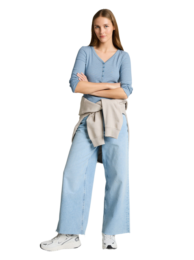 Tom Tailor Denim Langarmshirt mit Streifenmuster bei Robert Ley