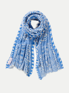 Purschoen Kaschmirschal 6870-savanne skyblue bei Robert Ley