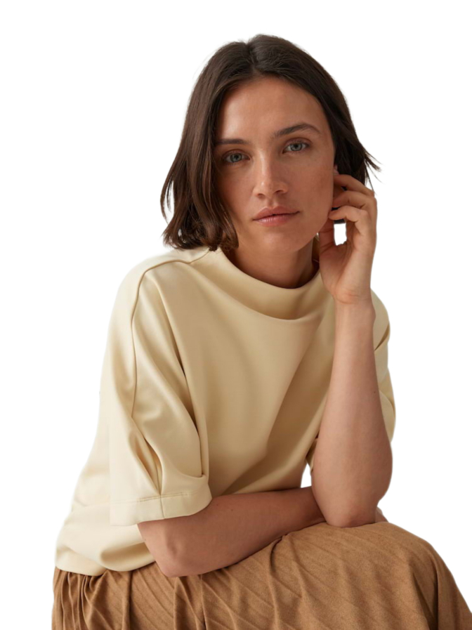 Opus Sweatshirt mit drapierten Faltendetail Golli bei Robert Ley