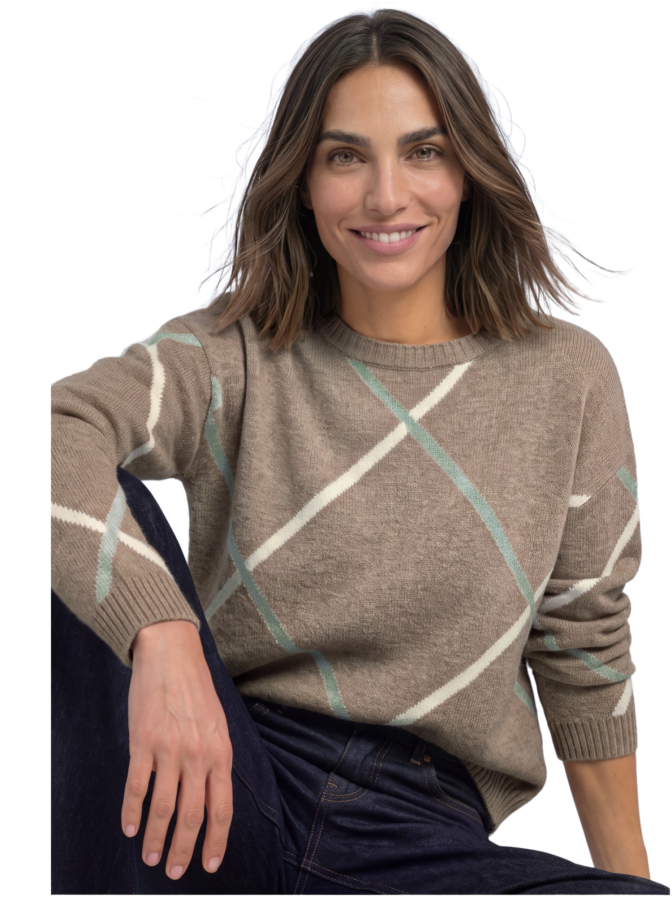 Street One Pullover mit Intarsien-Muster bei Robert Ley