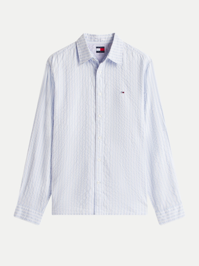 Tommy Jeans Freizeithemd in Seersucker-Qualität bei Robert Ley