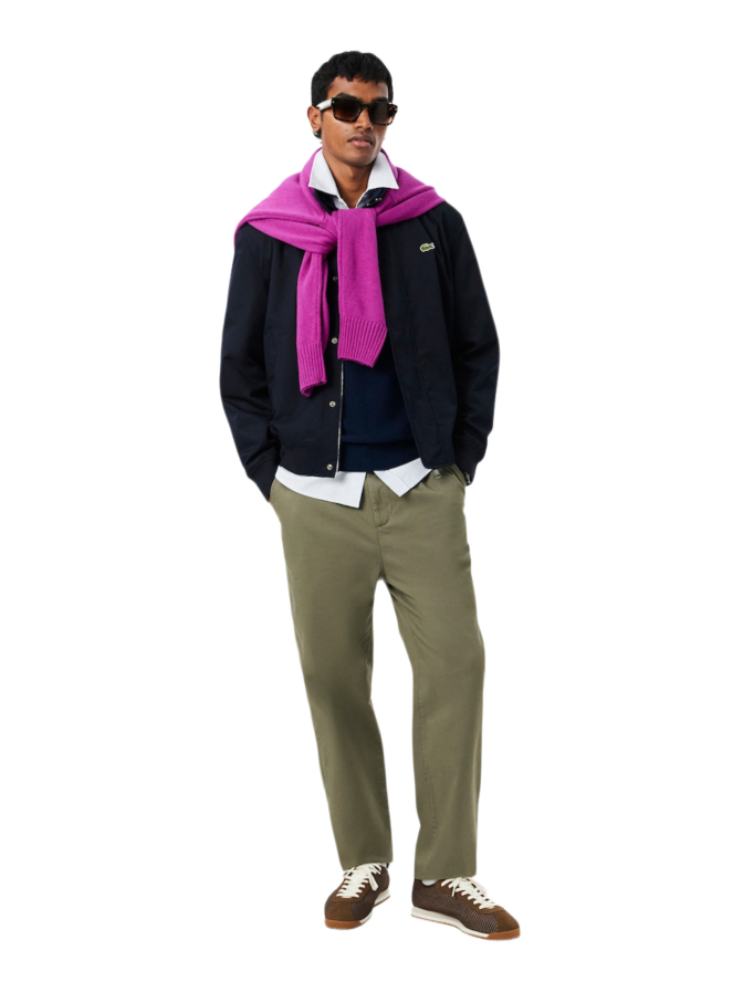 Lacoste Langarm-Polohemd aus Strick bei Robert Ley