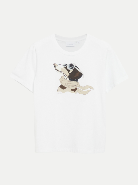 Comma T-Shirt mit Fotodruck bei Robert Ley