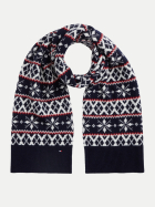 Tommy Hilfiger Schal FLAG FAIRISLE DW6-BLUE bei Robert Ley