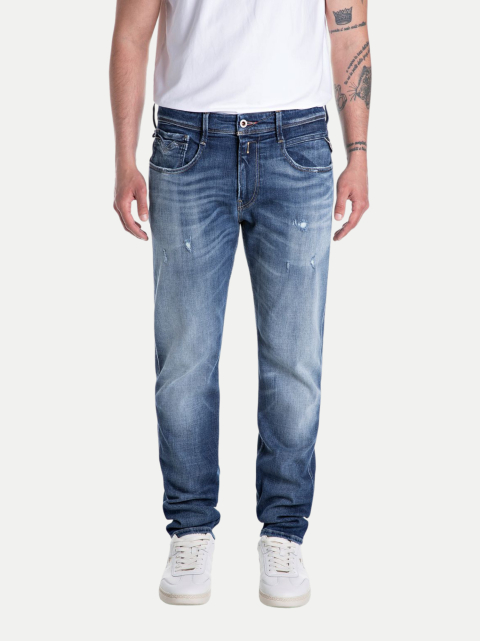 REPLAY Slim-Fit Jeans Anbass Destroyed bei Robert Ley
