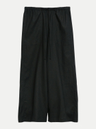 Comma Wide-Leg Hose aus Leinen-Mix 9999-GREY/BLACK bei Robert Ley