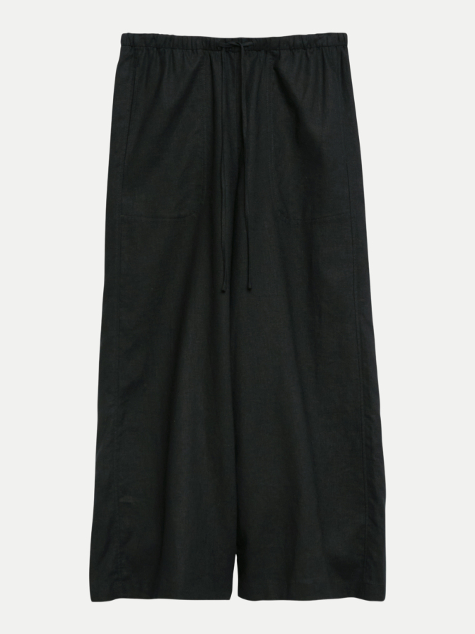 Comma Wide-Leg Hose aus Leinen-Mix bei Robert Ley