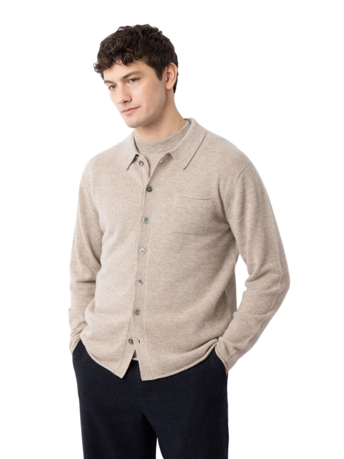 FTC Cashmere Strickhemd aus Kaschmir bei Robert Ley