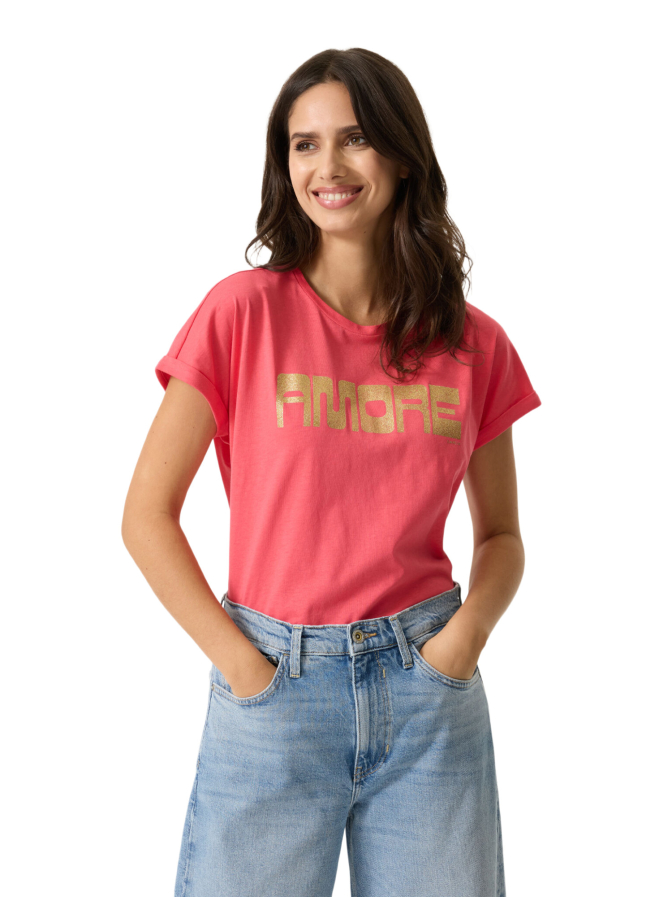 Garcia T-Shirt mit Schriftzug bei Robert Ley