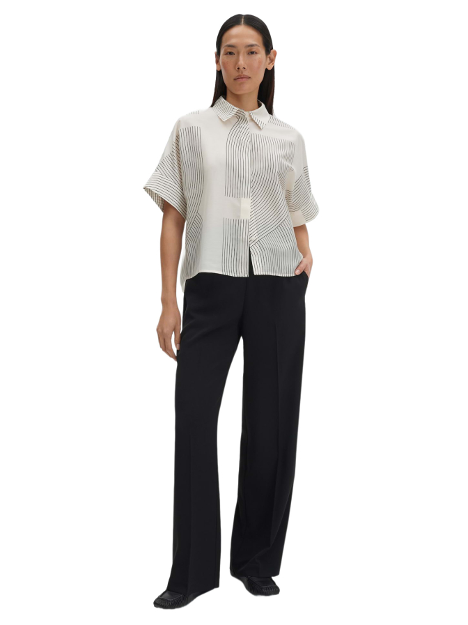 someday Boxy-Fit Bluse aus Satin Zulin bei Robert Ley