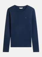 Tommy Hilfiger Slim-Fit Langarmshirt C1G-BLUE bei Robert Ley