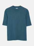 Comma Kurzarmpullover 5548-BLUE bei Robert Ley