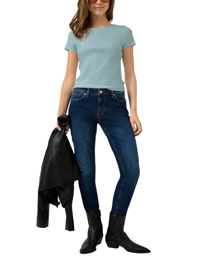 Q/S designed by Slim-Fit Ripp- Shirt bei Robert Ley