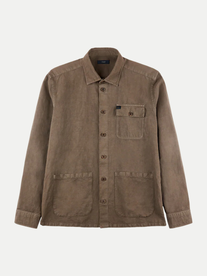 Fay Overshirt aus Leinen bei Robert Ley