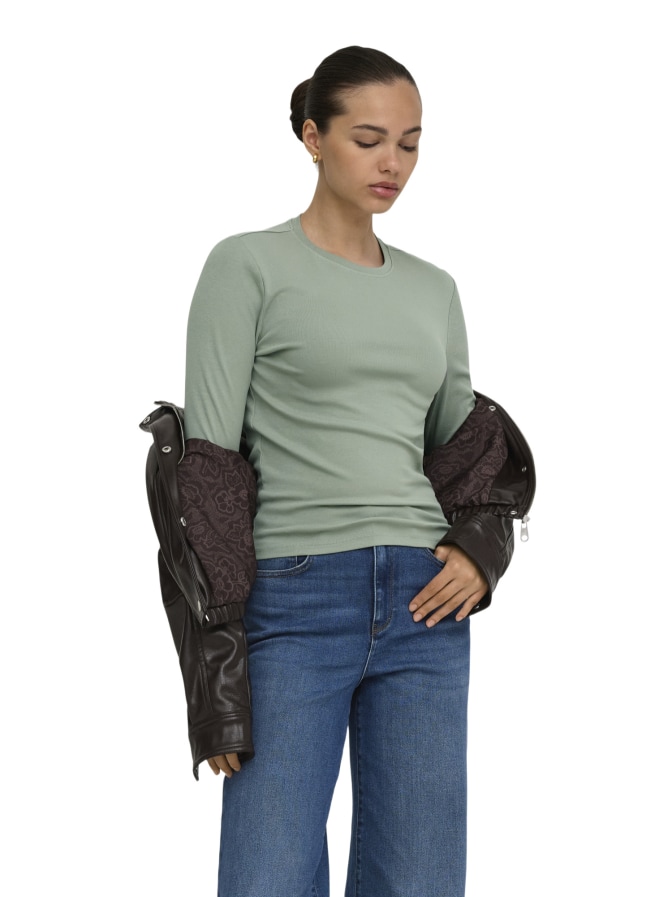 Only Langarmshirt mit Rundhals bei Robert Ley